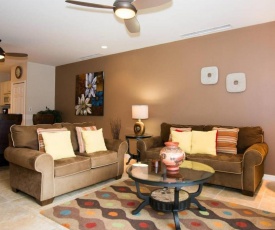 Colorfully decorated 3rd-floor unit overlooking pool at Pacifico in Coco