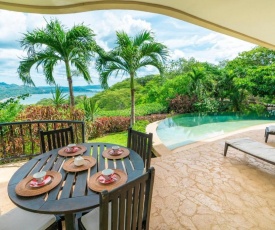 Hacienda-style villa with pool and sweeping ocean views in hills above Potrero